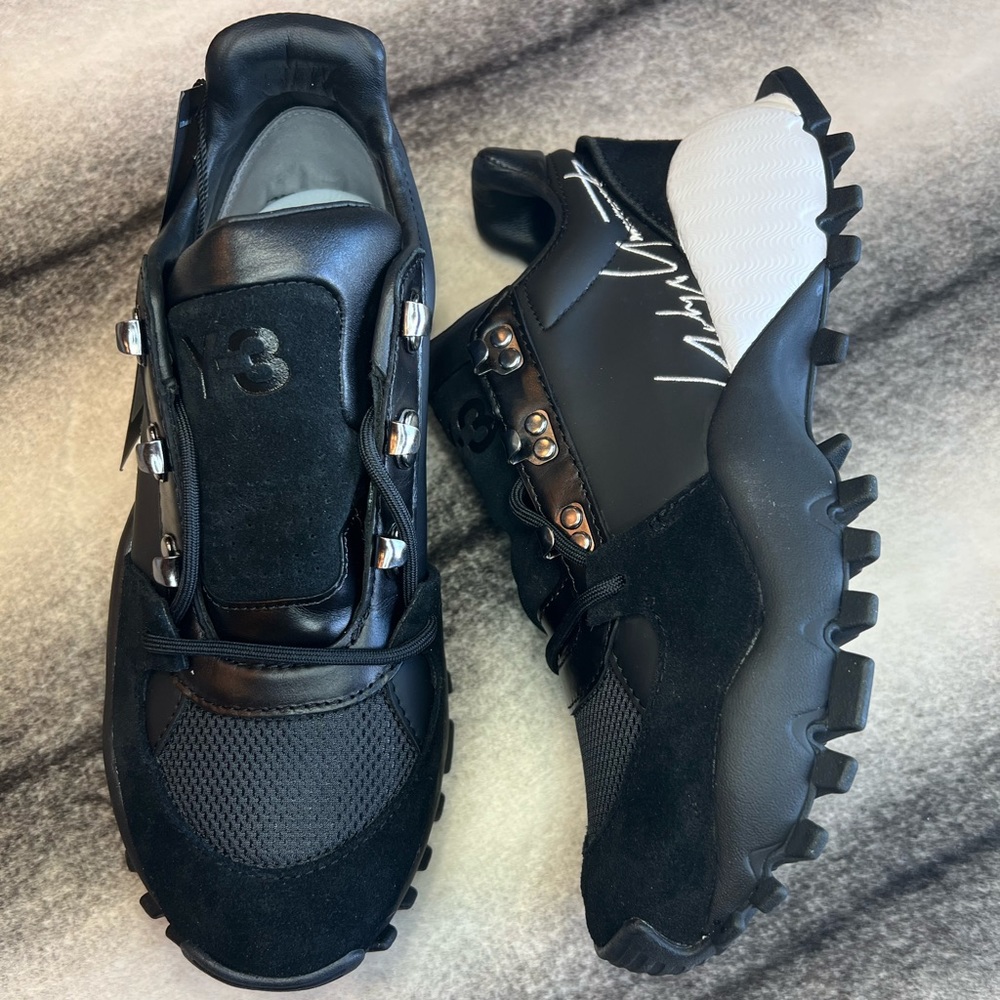 Y-3 Adidas Kyoi Trail Black/White Trainers Sneakers